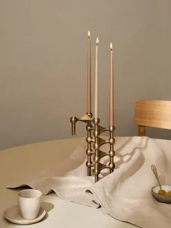 Set di 6 candele a bastoncino sottili Stoff Nagel