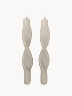 Set di 2 candele a bastoncino Twist