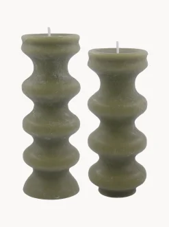Set di 2 candele fatte a mano Mura