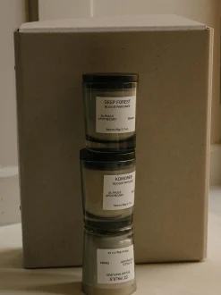 Set di 3 candele profumate Gift Box