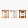 Set di 3 candele profumate Valoa (Ylang-Ylang, Neroli e Bergamotto)