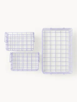 Set di 3 cestini in metallo The Baskets