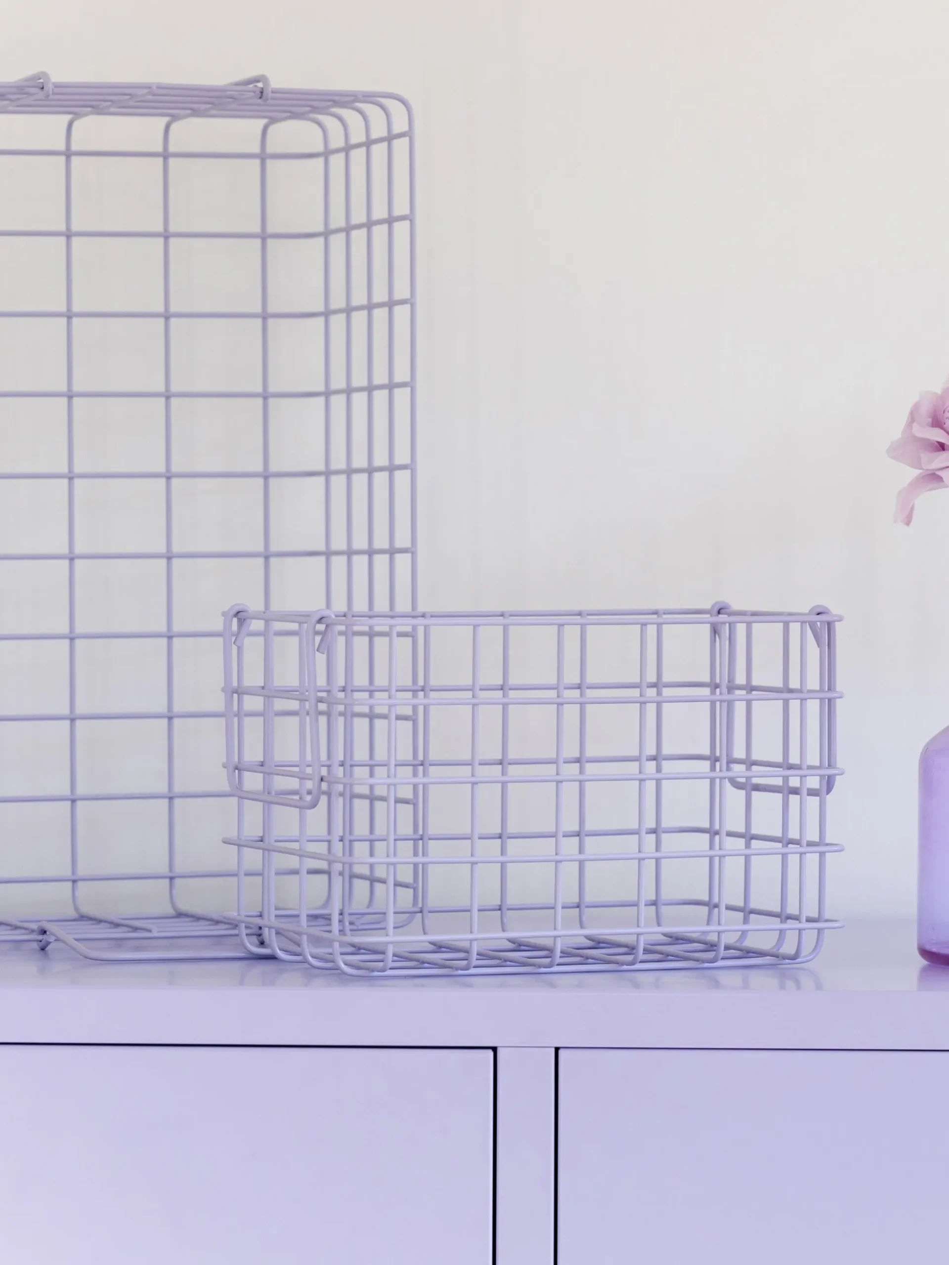 Set di 3 cestini in metallo The Baskets