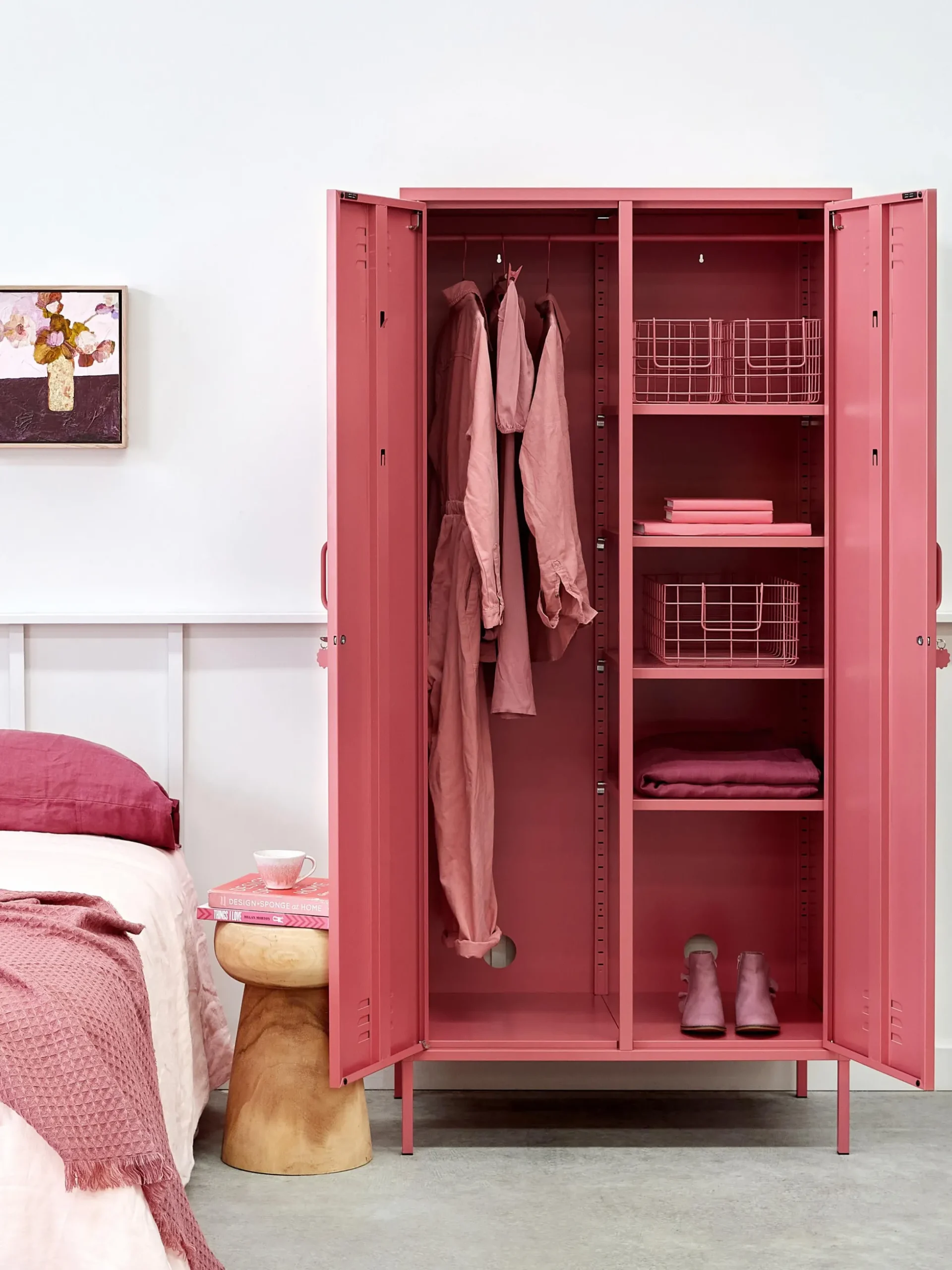 Set di 3 cestini in metallo The Baskets