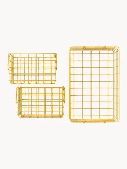 Set di 3 cestini in metallo The Baskets