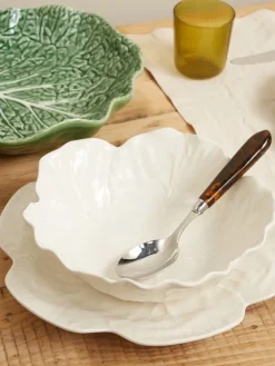 Set di 2 ciotole da portata dipinte a mano Cabbage