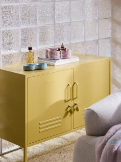 Set di 2 ciotole decorative in marmo tecnico Elara