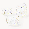 Set di 4 ciotole per salse in vetro soffiato Perli