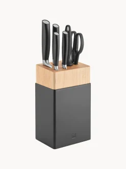Set di coltelli con ceppo in legno di betulla All Star 7 pz
