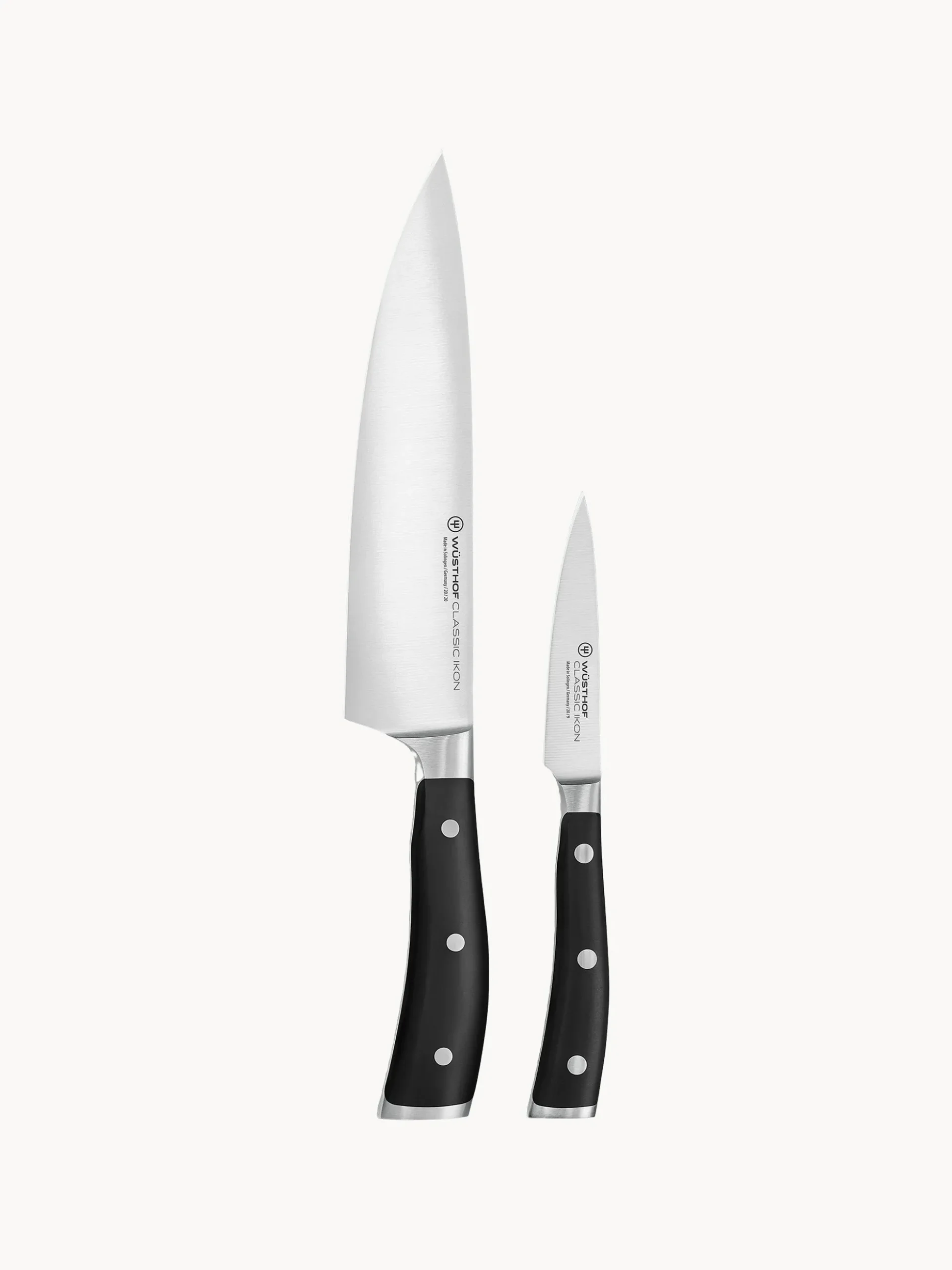 Set di 2 coltelli in acciaio inossidabile Classic Icon
