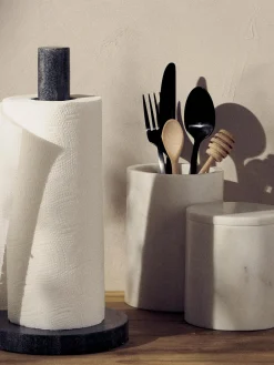 Set di 2 contenitori in marmo Agata