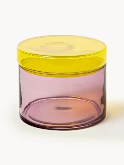 Set di 3 contenitori in vetro soffiato Multi