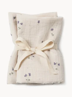 Set di 2 coperte in cotone muslin Viola