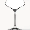Set di 6 coppe da champagne in cristallo Aria