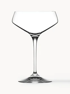 Set di 6 coppe da champagne in cristallo Aria