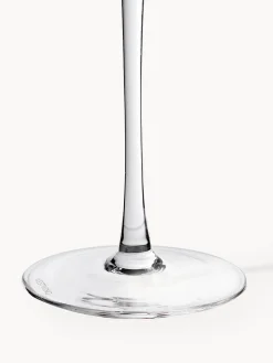 Set di 4 coppe da champagne in vetro soffiato Aleo