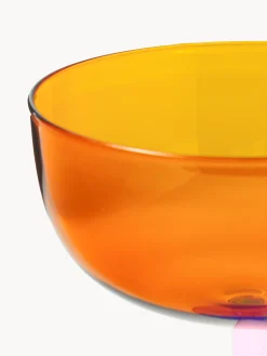 Set di 4 coppe da champagne in vetro soffiato Karisa