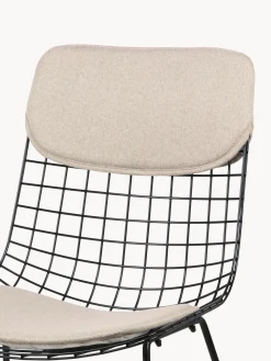 Set di 2 cuscini per sedia in metallo Wire