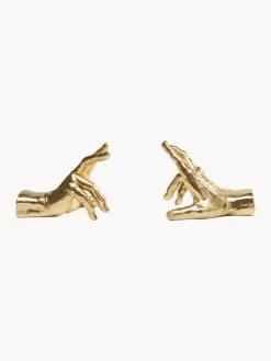 Set di 2 fermalibri Holding Fingers