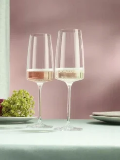 Set di 4 flute da champagne in cristallo Vivid Senses