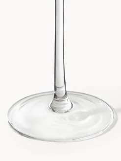 Set di 4 flute da champagne in vetro soffiato Aleo