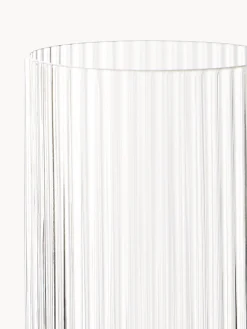 Set di 2 flute da champagne in vetro soffiato Ripple