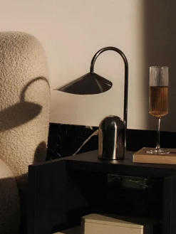 Set di 2 flute da champagne in vetro soffiato Ripple