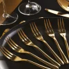 Set di 6 forchette da torta altamente lucide Taste