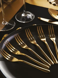 Set di 6 forchette da torta altamente lucide Taste