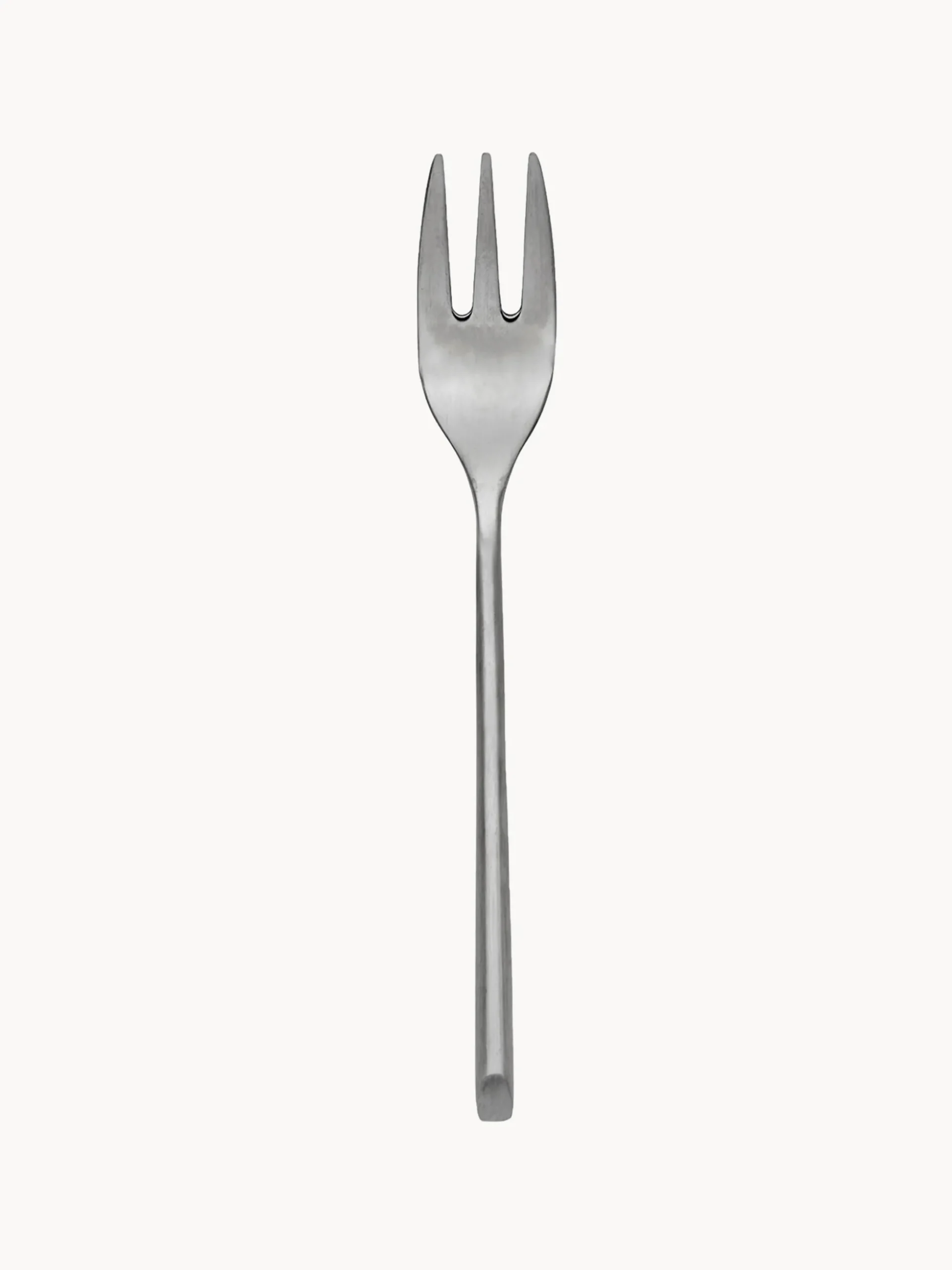 Set di 4 forchette da torta spazzolate fatte a mano Sletten
