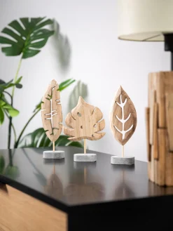 Set di 3 oggetti decorativi Blatt