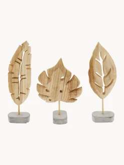 Set di 3 oggetti decorativi Blatt