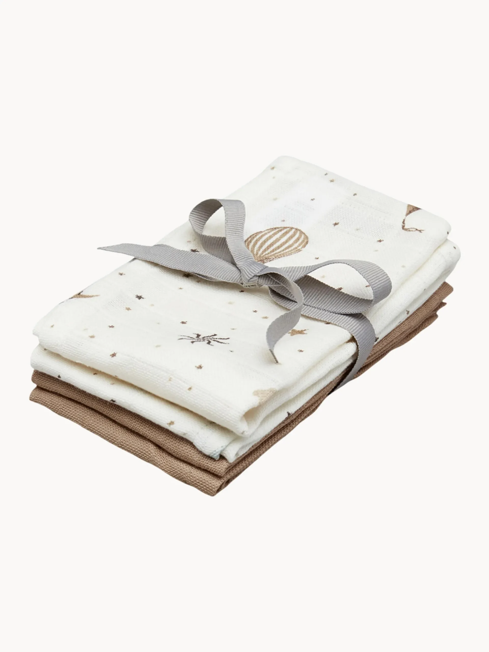 Set di 4 panni in mussola di cotone organico Dreamland