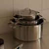 Set di 3 pentole in acciaio inossidabile Pureelements