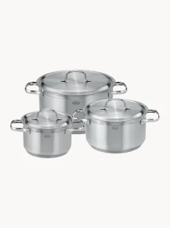 Set di 3 pentole in acciaio inossidabile Pureelements