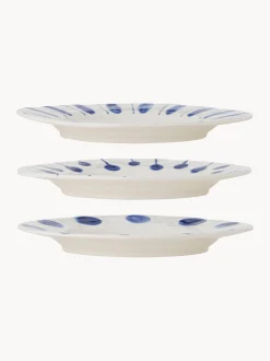 Set di 3 piatti da cena dipinti a mano Linora