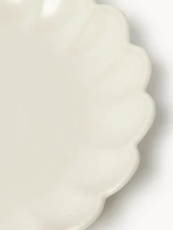 Set di 4 piatti da colazione a forma di fiore Sabina