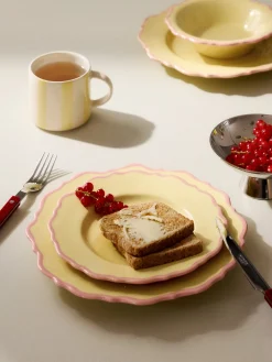 Set di 4 piatti da colazione Crumble