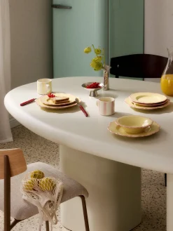 Set di 4 piatti da colazione Crumble
