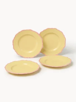 Set di 4 piatti da colazione Crumble