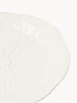 Set di 4 piatti da colazione dipinti a mano Cabbage