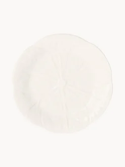 Set di 4 piatti da colazione dipinti a mano Cabbage