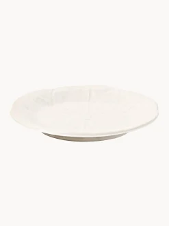 Set di 4 piatti da colazione dipinti a mano Cabbage