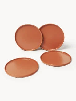 Set di 4 piatti da colazione fatti a mano Lowri