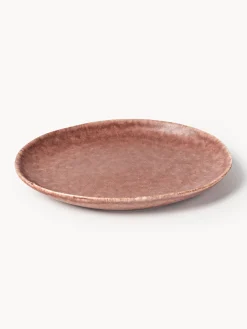 Set di 4 piatti da colazione fatti a mano dalla forma organica Macey