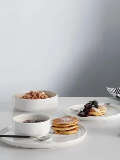 Set di 6 piatti da colazione in Fine Bone China Oco