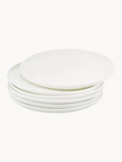 Set di 6 piatti da colazione in Fine Bone China Oco