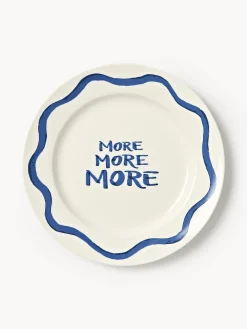 Set di 4 piatti da colazione in porcellana con motivo decorativo Tutti