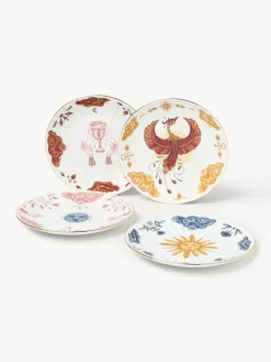 Set di 4 piatti da colazione Mystic