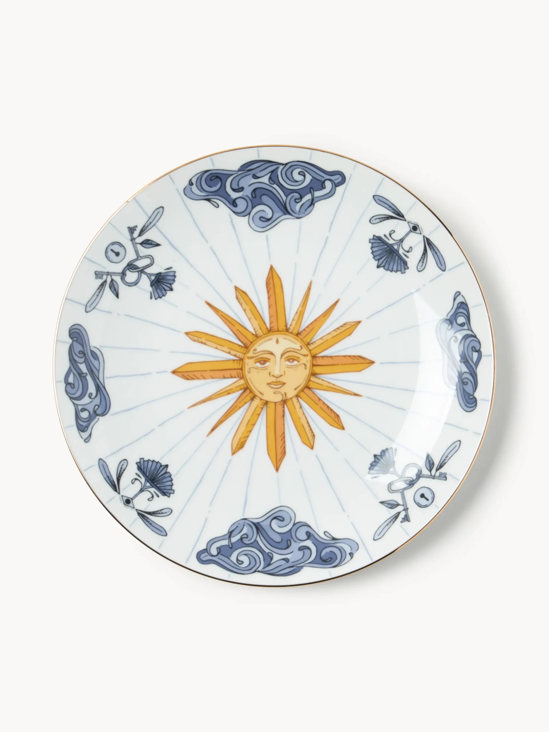 Set di 4 piatti da colazione Mystic